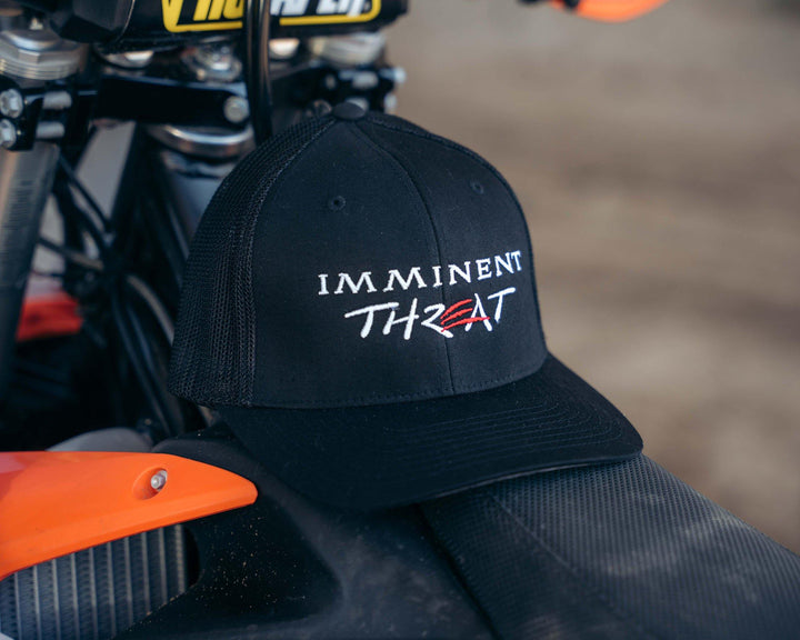 Imminent Threat Black Trucker Hat