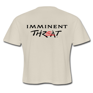 Women's Imminent Threat Cropped Tee - dust