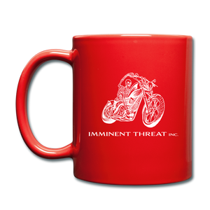 Biker Color Mug - red