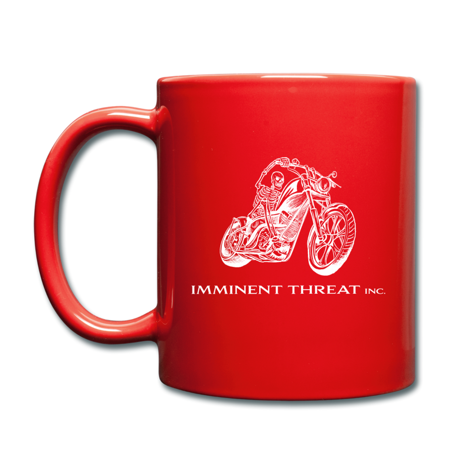 Biker Color Mug - red