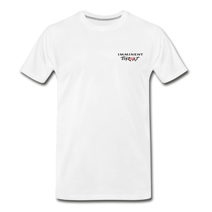 Men’s Premium Organic IT Script T-Shirt - white