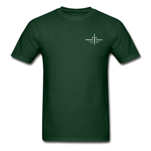 Big & Tall Tee - White Dagger - forest green