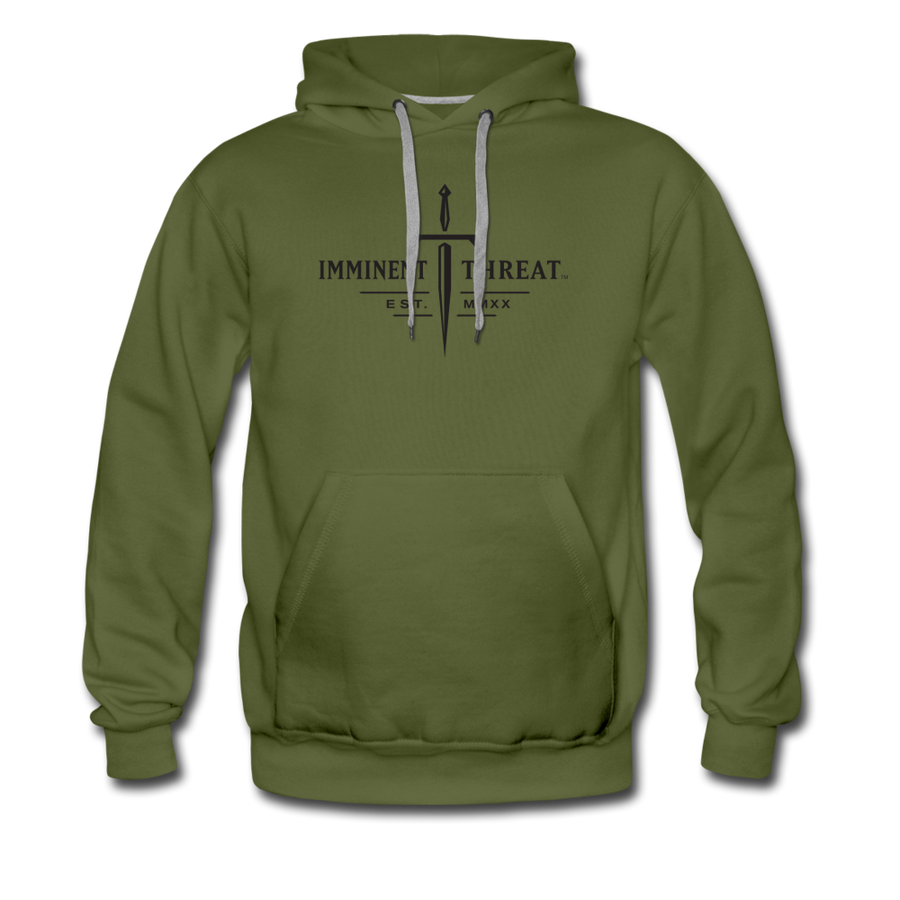 Heavy Blend Military Boots Hoodie - olive green