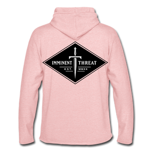 Black Diamond Lightweight Terry Hoodie - cream heather pink