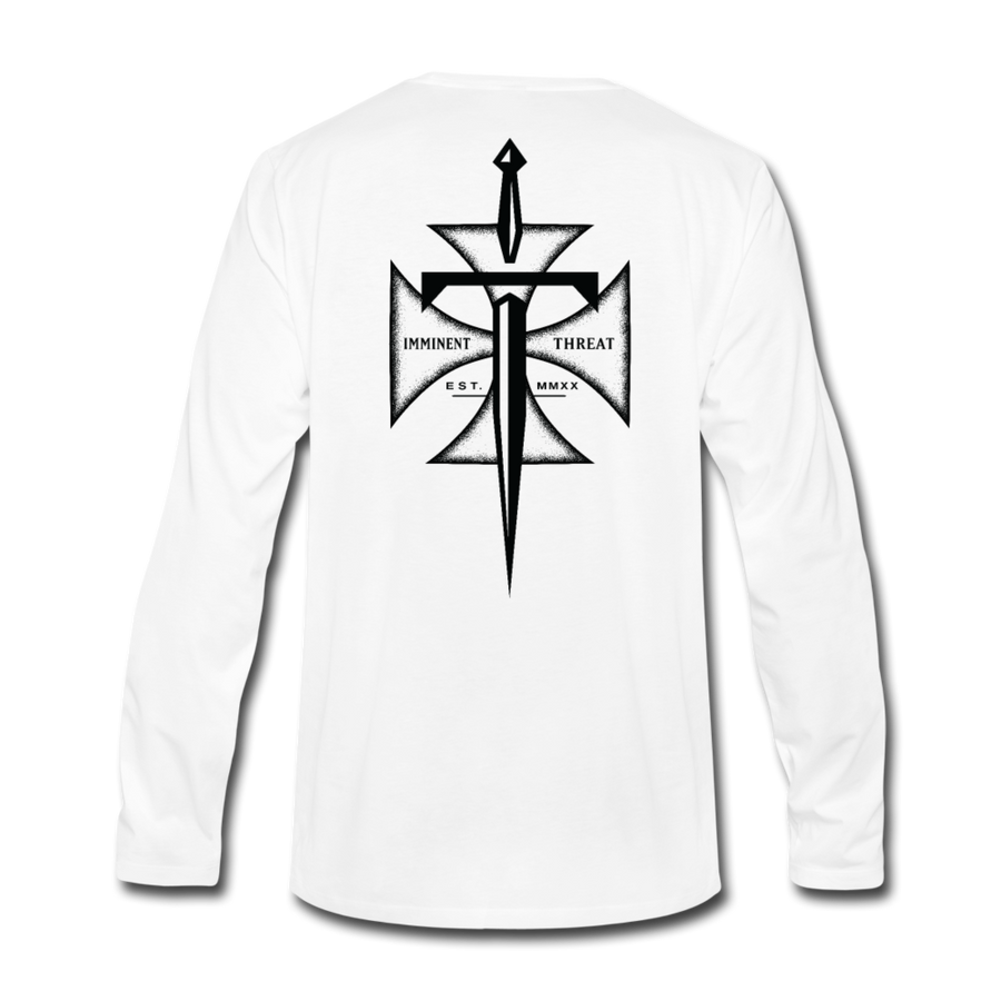 Men's Maltese Cross Long Sleeve - white