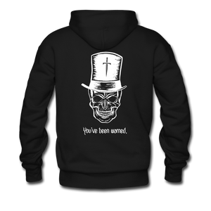 Top Hat Skull Men’s Premium Hoodie - black