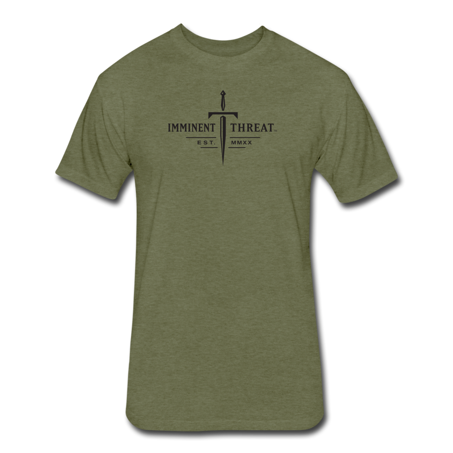 Men's Military Boots Tee - heather military green