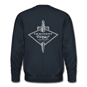 Men's Dagger-Diamond Crew Neck Sweatshirt - navy