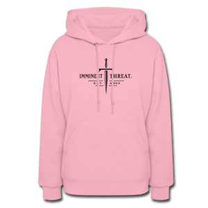 Women's Military Boots Hoodie - classic pink