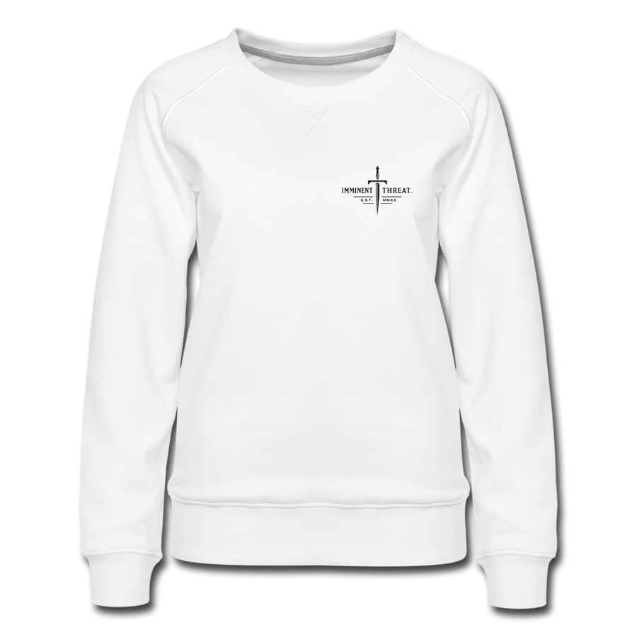Women’s Dagger Crew Neck Sweatshirt - white