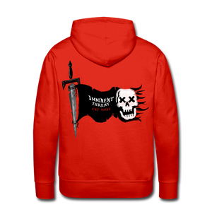 Men’s Premium Pirate Flag Hoodie - red