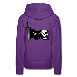Women’s Premium Pirate Flag Hoodie - purple