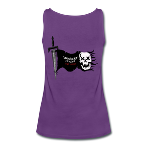 Women’s Premium Pirate Flag Tank Top - purple