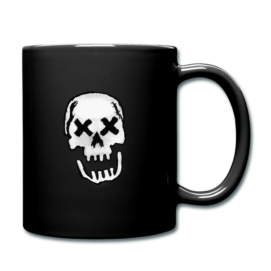 Skull Full Color Mug - black