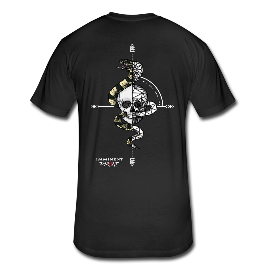 Men's Geo Snake & Skull T-Shirt - black