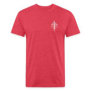 Men's Maltese Cross T-Shirt - heather red