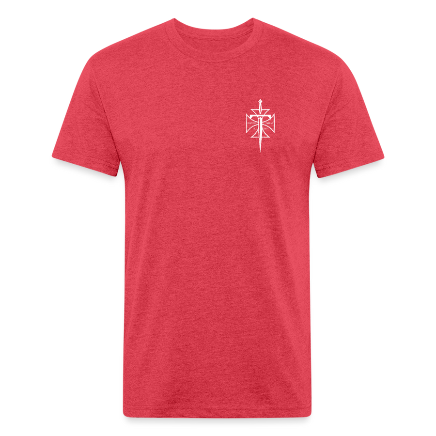 Men's Maltese Cross T-Shirt - heather red