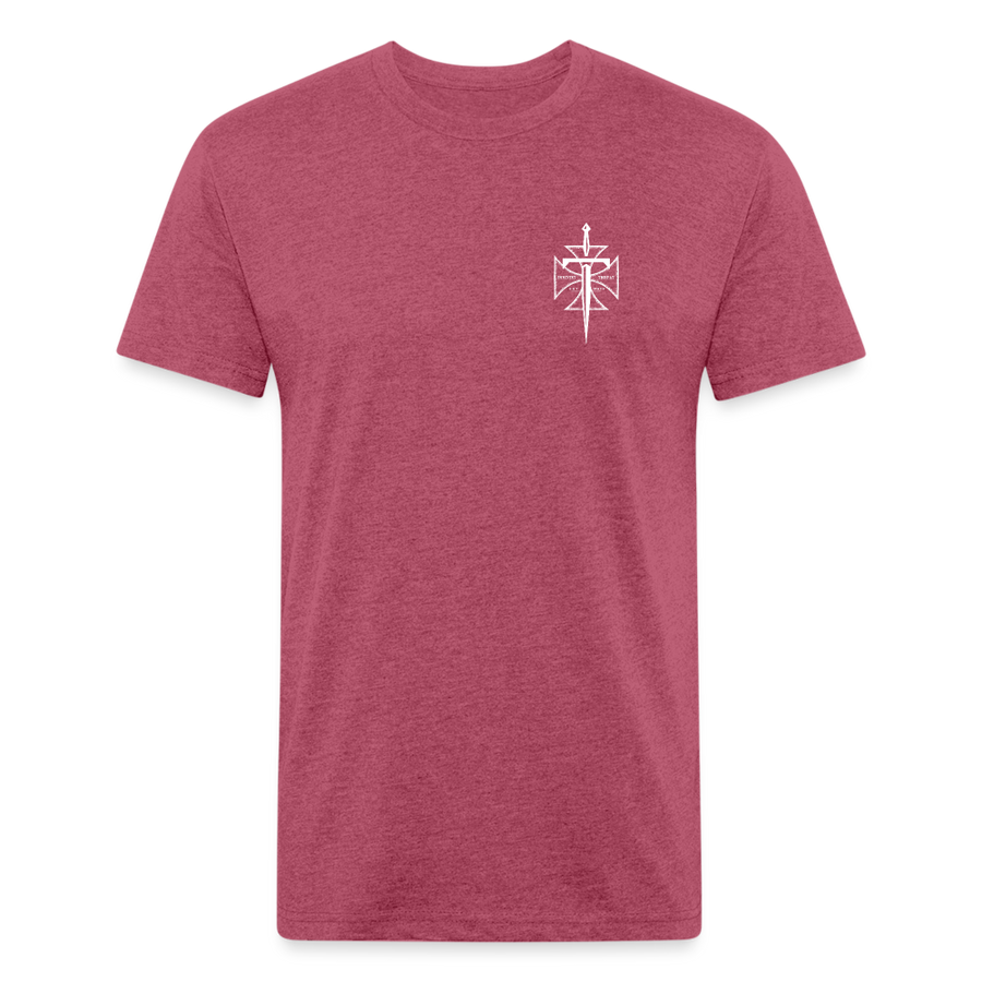 Men's Maltese Cross T-Shirt - heather burgundy